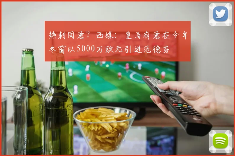 热刺同意？西媒：皇马有意在今年冬窗以5000万欧元引进范德芬